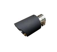 Tuyau D'échappement Embout D'échappement Universel En Acier Inoxydable 1 Pièce Pour Tuyau D'échappement Automobile Garniture En Fibre De Carbone(66mm IN-89mm OUT)
