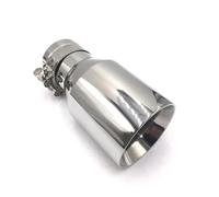 Tuyau D'échappement Embout Décoratif Universel Pour Silencieux D'échappement De Voiture En Acier Inoxydable Chromé Accessoires Automobiles Tubulure D'échappement(IN 57MM-OUT 101MM)