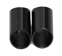 Tuyau D'échappement Embout Silencieux D'échappement En Acier Inoxydable Pour Q7 Pour TDI Pour Quattro 2006 2007 2008 2009 2010 2011 2012 2013 Tubulure D'échappement(Noir)