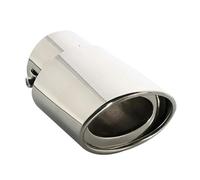 Tuyau D'échappement Embout Silencieux D'échappement Rond Acier Inoxydable Pour Fiat Pour Tipo Pour Qubo Pour Panda Pour 500X 500L 124 Pour Croma Pour Linea Tubulure D'échappement(Straight)