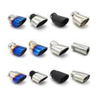 Tuyau D'échappement Embout Silencieux D'échappement Universel Acier Inoxydable Pour Mazda Pour Nissan Pour Ford Pour Kia Pour Chevy Pour Hyundai Tubulure D'échappement(11)