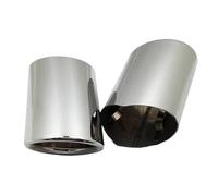 Tuyau D'échappement Embouts De Silencieux D'échappement En Acier Inoxydable Pour BMW Série 5 F10 F11 F18 E60 E61 E39 528i 530i 535i 535d Tubulure D'échappement(Sliver)