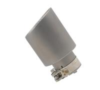 Tuyau D'échappement Embouts De Silencieux D'échappement Systèmes Tuyaux Son Affaiblir Silencieux Universel Embout 63mm 76mm En Acier Inoxydable Voiture Silencieux(63x89MattSilver)