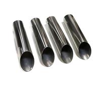 Tuyau D'échappement Embouts De Silencieux Échappement Pour Benz W463 Classe G Classe G500 G55 G63 76 Mm Embouts De Buse Tuyau D'échappement 4 Pièces(Silver A 75mm)