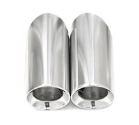 Tuyau D'échappement Embouts D'échappement En Acier Inoxydable Pour BMW F20 F21 Pour M135 F22 F23 Pour M235i F30 F31 335i 340i F34 F32 F33 435i 440i Tubulure D'échappement(L R Silver)