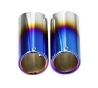 Tuyau D'éChappement Embouts D'échappement En Acier Inoxydable Pour BMW X7 G07 X5 G05 Embouts D'échappement Pour Voiture 2019 À 2024 Silencieux D'éChappement(Blue-2PCs)