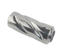 Tuyau D'échappement En Acier Inoxydable Modifié Silencieux D'échappement Automobile Tuyau D'échappement En Spirale Dans Le Tambour HETEVSCCK(51mm)