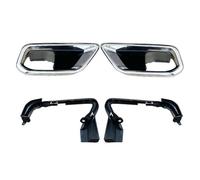 Tuyau D'échappement Garniture De Couvercle De Tuyau De Gorge De Queue De Silencieux D'échappement Arrière De Voiture Pour CRV Pour CR-V 2023 2024 Voiture Silencieux(4 pièces)