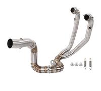 Tuyau d'échappement Gearwell, tube à mi-parcours de moto, remplacement en acier inoxydable compatible avec 790 aventure 2019 2021, système d'échappement de moto