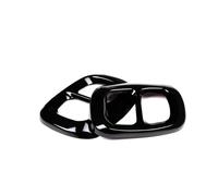 Tuyau D'échappement Gorge Queue Voiture Autocollant Garniture Couvercle Pointe Silencieux Pour Mercedes Pour Benz GLA GLB Classe X156 2015 - 2022 QAQMHVCVB(Black)
