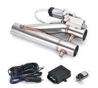 Tuyau d'Échappement Kit De Silencieux D'échappement Électrique Universel À Double Valve 2", 2,25", 2,5", 3", Avec Télécommande Sans Fil(3 Inch)