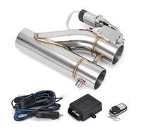 Tuyau d'Échappement Kit De Silencieux D'échappement Électrique Universel À Double Valve 2" 2,25" 2,5" 3" Avec Télécommande Sans Fil(2.75 Inch)