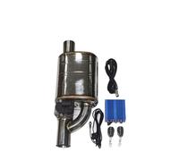 Tuyau d'Échappement Kit Tuyau d'échappement pour Voiture avec contrôle électrique la Valve Angle Valve Ajustable Silencieux Universel 51 63 70 76 Tuyaux d'échappement Voiture(Remote Right 76MM Q)