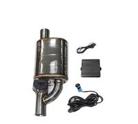 Tuyau d'Échappement Kit Tuyau d'échappement pour Voiture avec contrôle électrique la Valve Angle Valve Ajustable Silencieux Universel 51 63 70 76 Tuyaux d'échappement Voiture(Button Right 51MM K)