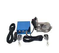 Tuyau D'échappement Kit valve électronique pour tuyau d'échappement voiture, mode multi-angle universel 51 63 76 mm, contrôleur à distance(63mm Kit F)