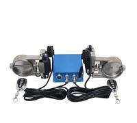 Tuyau d'Échappement Kit Valve électronique pour Tuyau d'échappement Voiture, Mode Multi-Angle Universel 51 63 76 mm, contrôleur à Distance Tuyaux d'échappement Voiture(63mm Kit N)