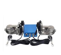 Tuyau D'échappement Kit valve électronique pour tuyau d'échappement voiture, mode multi-angle universel 51 63 76 mm, contrôleur à distance(60mm Kit M)