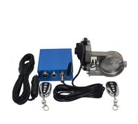 Tuyau D'échappement Kit valve électronique pour tuyau d'échappement voiture, mode multi-angle universel 51 63 76 mm, contrôleur à distance(60mm Kit J)