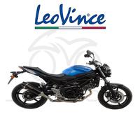 Tuyau D'Échappement LeoVince LV One Evo Suzuki Sv 650 X 2020 2021 Noir/Carbone