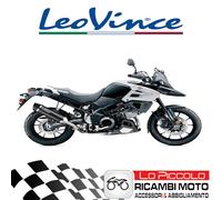 Tuyau D'Échappement LeoVince Noir Suzuki V-Strom 1000 /XT 2018-2019 Approuvé