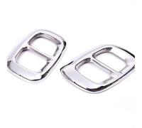 Tuyau D'échappement Lot De 2 Embouts D'échappement Noir Brillant Argenté Pour Mercedes Pour Benz Pour GLA X156 (2015 2016 2017 2018) Tubulure D'échappement(Argent)