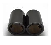 Tuyau D'échappement Lot De 2 Embouts D'échappement Pour VW Pour Polo Pour Bora Pour Golf 6 7 Pour MK6 Pour MK7 Pour Jetta Pour Scirocco 1.4T Pot D'échappement(Noir)