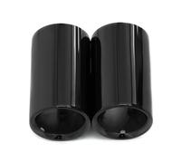 Tuyau D'échappement Lot De 2 Embouts Silencieux D'échappement En Acier Inoxydable Pour BMW F30 E92 E90 Série 3 GT 325i 328i 2006 2007 2008-2010 Echappement Voiture(Noir)