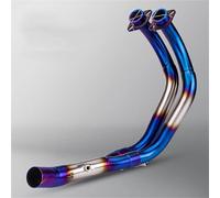 Tuyau D'échappement Moto 51 Mm Section Intermédiaire Enfiler Pour Y&amaha MT07 FZ07 2014-2024 XSR700(Style 2)