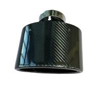 Tuyau D'échappement Ovale Pour Voiture Buse De Système D'échappement Embout D'échappement Embouts Silencieux Pour Toutes Les Voitures(ID 83MM-OD 105MM)