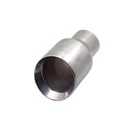 Tuyau D'Échappement Pointu Silencieux D'échappement Universel À Double Paroi Pour Voiture Entrée 3 Pouces Sortie 4, Embout Automatique, Tube Arrière En Acier Inoxydable 78 Mm