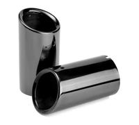 Tuyau D'Échappement Pour A1 A3 A4 A6 Q3 Q5 Q7 2 Pièces Embouts Silencieux D'échappement Acier Inoxydable(Q7 Black)