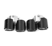 Tuyau d'Échappement Pour BMW 840i G14 G15 G16 Embout d'échappement quadruple en fibre carbone noir et acier inoxydable(Carbon Fiber B)