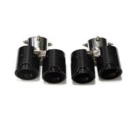 Tuyau d'Échappement Pour BMW 840i G14 G15 G16 Embout d'échappement quadruple en fibre carbone noir et acier inoxydable(Carbon Fiber D)