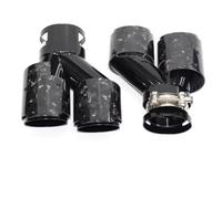 Tuyau d'échappement Pour BMW G23 M440i G20 G21 M340i G42 M240i 2021 2022 2023 Tête d'échappement en fibre de carbone argent brillant à 4 sorties Echappement Voiture(Carbon Fiber N)