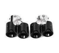 Tuyau d'Échappement Pour BMW G42 G22 Pour M240i 2021 2022 Tuyau D'échappement Embout Silencieux En Fibre Carbone Buse Système D'échappement Tuyau D'échappement Embouts D'éChappement(Carbon look A)