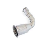 Tuyau D'échappement Pour Cayenne 2017 2018 2019 3.0T Avec Tuyau D'échappement À Bouclier Thermique SUS304 Tuyau De Descente Catalytique Voiture Silencieux(300cell)