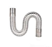 Tuyau d'échappement pour chauffe-eau à gaz fabriqué à partir de feuille d'aluminium et d'acier inoxydable pour une utilisation durable (Φ8 cm)