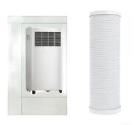Tuyau d'échappement pour climatiseur portable MIDEA en PVC résistant à la chaleur avec renfort en fil d'acier intégré, conduit flexible extensible, réglable, 13-25 cm, blanc, installation sans outils