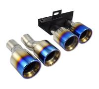 Tuyau D'Échappement Pour F10 F11 520i 523i 525i 528i 530i Double Tuyau D'échappement Vers Embout De Silencieux Quadruple Look M5(Bleu)