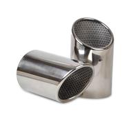 Tuyau D'Échappement Pour Q7 2006-2008 2009 2010 2011 2012 2013 2x Embout Silencieux D'échappement En Acier Inoxydable Échappement Gorge