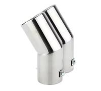 Tuyau D'échappement Pour VW Pour Golf 4 Pour Bora Pour Jetta Tuyau D'échappement De Voiture Tuyaux En Acier Inoxydable Embouts Silencieux Double Tubulure D'échappement