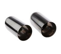 Tuyau d'échappement Queue pour arrière d'échappement en métal de voiture pour embout tuyau silencieux Pretector couverture garniture 2 pièces A4 Q5 Q3