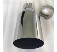Tuyau d'Échappement Réaménagement Du Véhicule Silencieux D'échappement Universel Modification Voiture Pour BMW Tuyau D'échappement Pour E90 W222(73 IN-89 OUT)