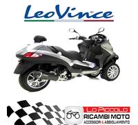 Tuyau D'Échappement SBK LeoVince NERO Piaggio MP3 500 Sport Lt Business