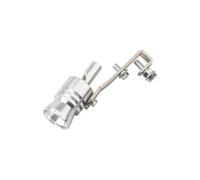 Tuyau D'éChappement Simulateur De Son Universel Sifflet Turbo Silencieux Dispositif Remise En État Du Véhicule Tuyau D'échappement D'éChappement Voiture(Argent,L)