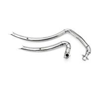 Tuyau D'échappement Slash Cut Silencieux Complet pour Virago pour XV535 pour XV400 pour XV 535 pour 400 Système Acier Inoxydable D'échappement Tuyaux