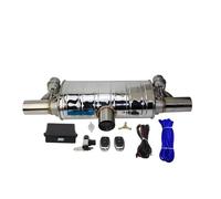 Tuyau D'échappement Système D'échappement Valve À Vide, Silencieux, Télécommande, Échappement Variable, Universel, Forme En T, Un Sur Deux, En Acier Inoxydable Voiture Silencieux(Vacuum 51MM)