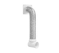 Tuyau d'échappement, tuyau de Ventilation, aspiration, coude ventilation, ruban adhésif en aluminium