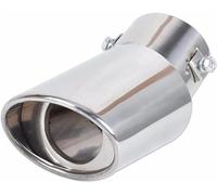 tuyau d'échappement Tuyau d'échappement décoration de tuyau gorge queue voiture pour Volvo C30 S80L C70 V50 S40 XC90 XC XC70 pour ReCharge pour Heico(Blanc)