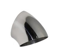 Tuyau d'Échappement Tuyau D'échappement Tuyau Soudé Tuyau En Acier 304 Coude À 45 Degrés Raccord Tuyau Soudage Sanitaire(114MM-1.5MM)